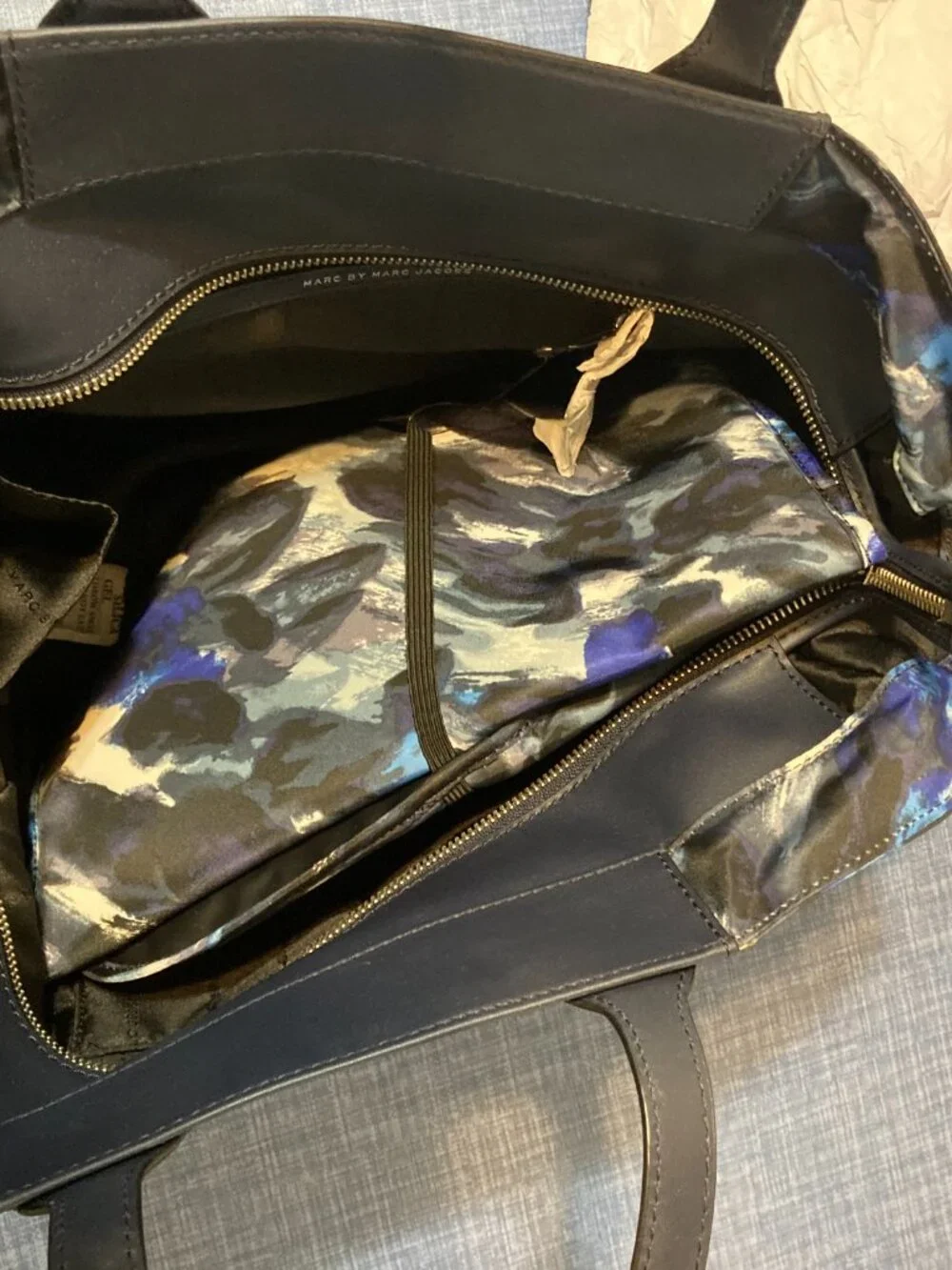 Marc by Marc Jacobs Blue Multi Diaper Bag / Tote